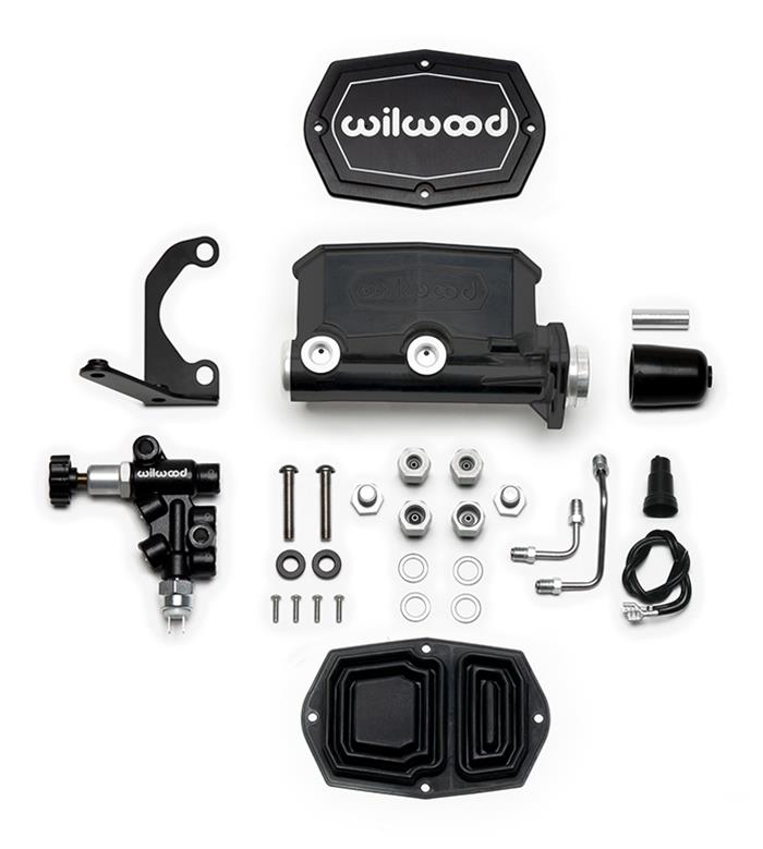 Wilwood Aluminum Tandem Compact Master Cylinder Kits 261-15662-BK