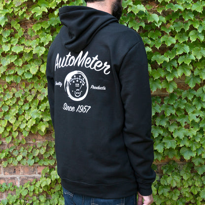 ZIP HOODIE ADULT XXXLARGE BLACK VINTAGE