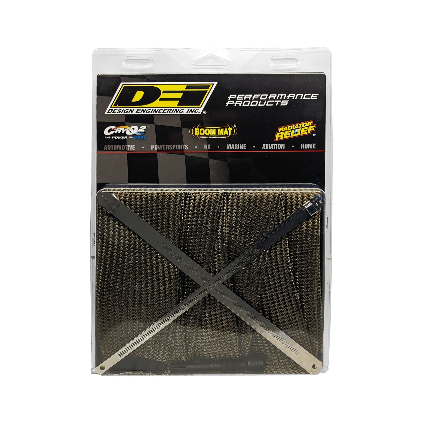 DEI 10022 Titanium Exhaust Sleeve & Locking Ties Kit 010022