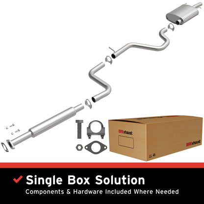 BRExhaust 2005-2008 Pontiac Grand Prix 3.8L Direct-Fit Replacement Exhaust System