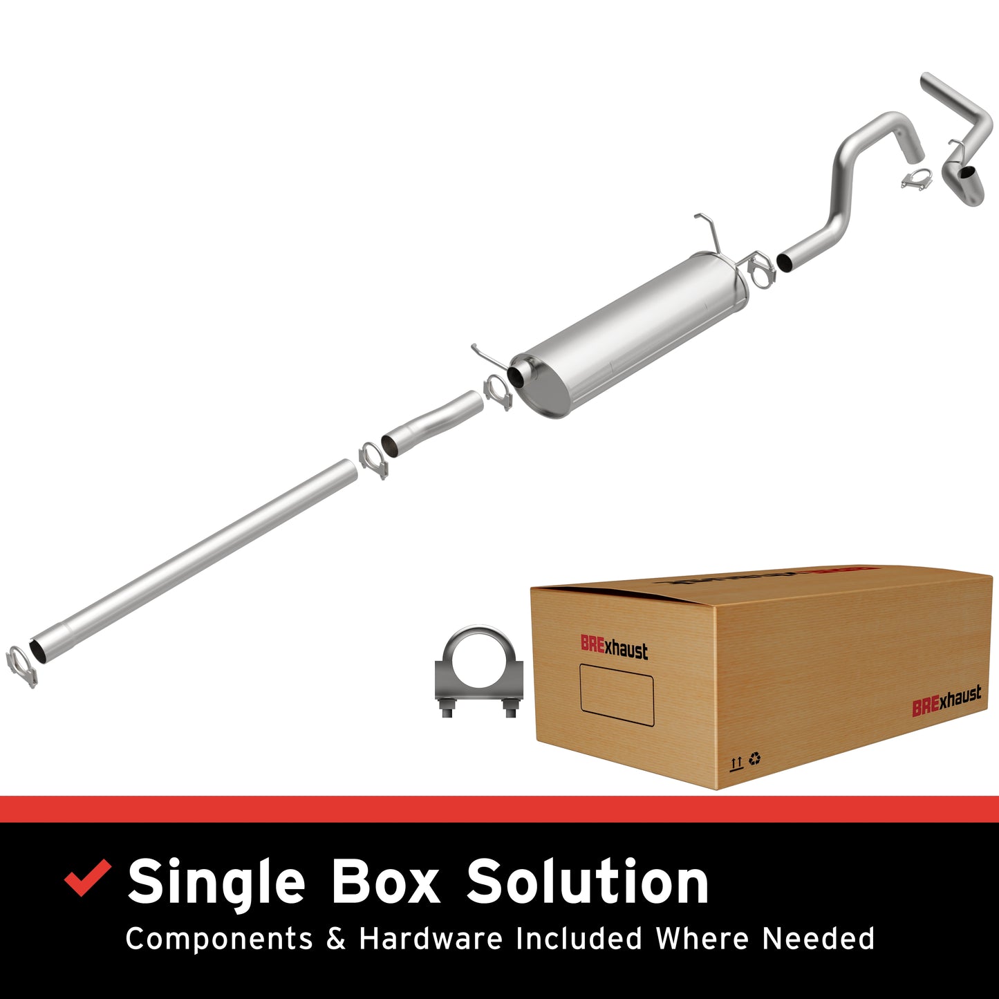 BRExhaust 2001-2004 Ford Direct-Fit Replacement Exhaust System