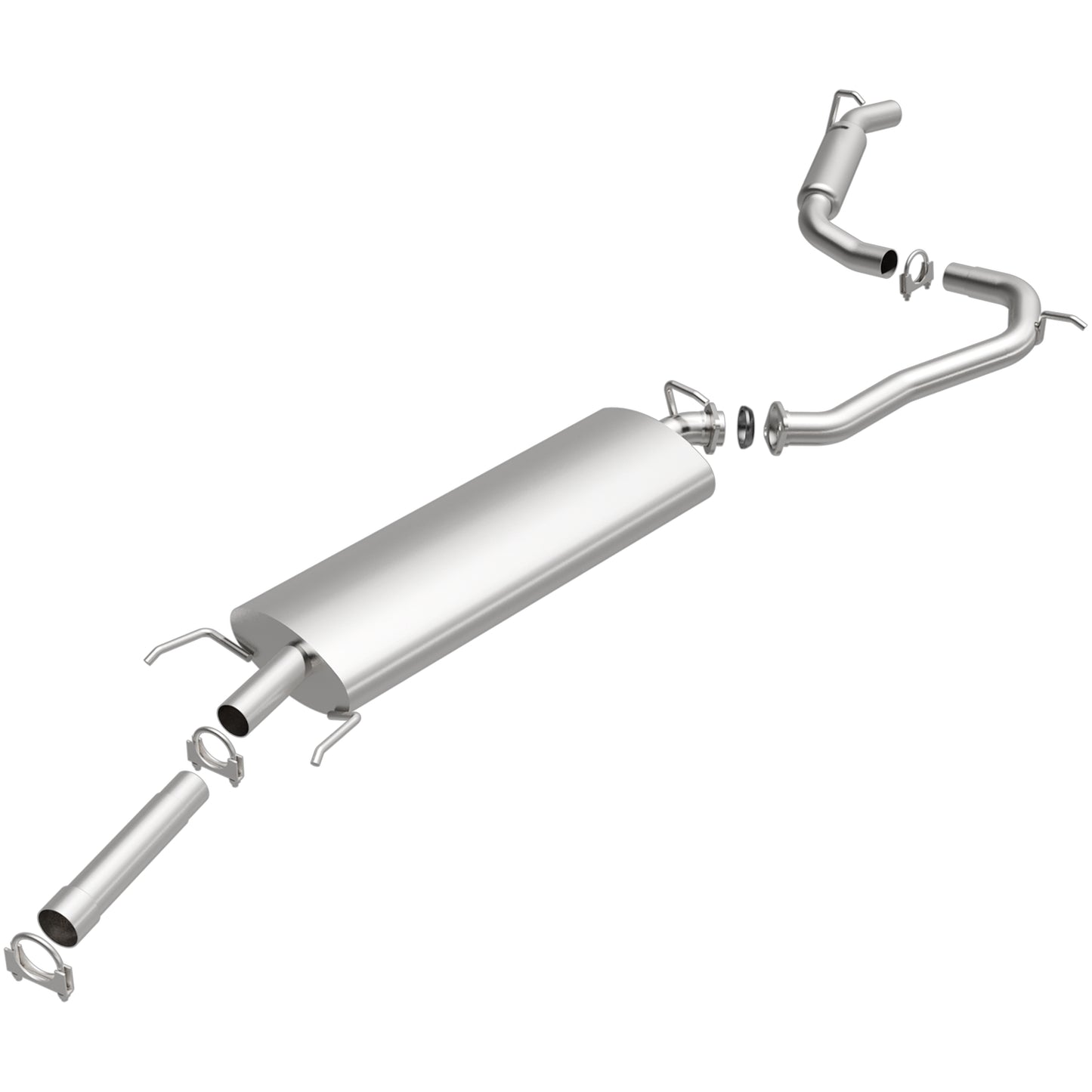 BRExhaust 2006-2012 Toyota RAV4 Direct-Fit Replacement Exhaust System