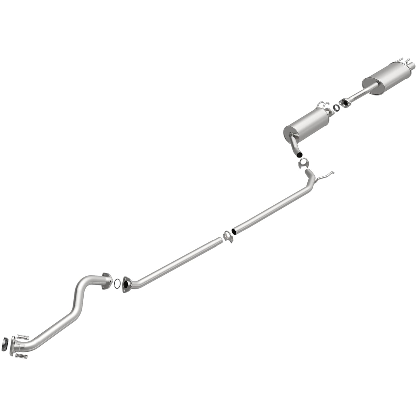 BRExhaust 2006-2011 Honda Civic 1.8L Direct-Fit Replacement Exhaust System