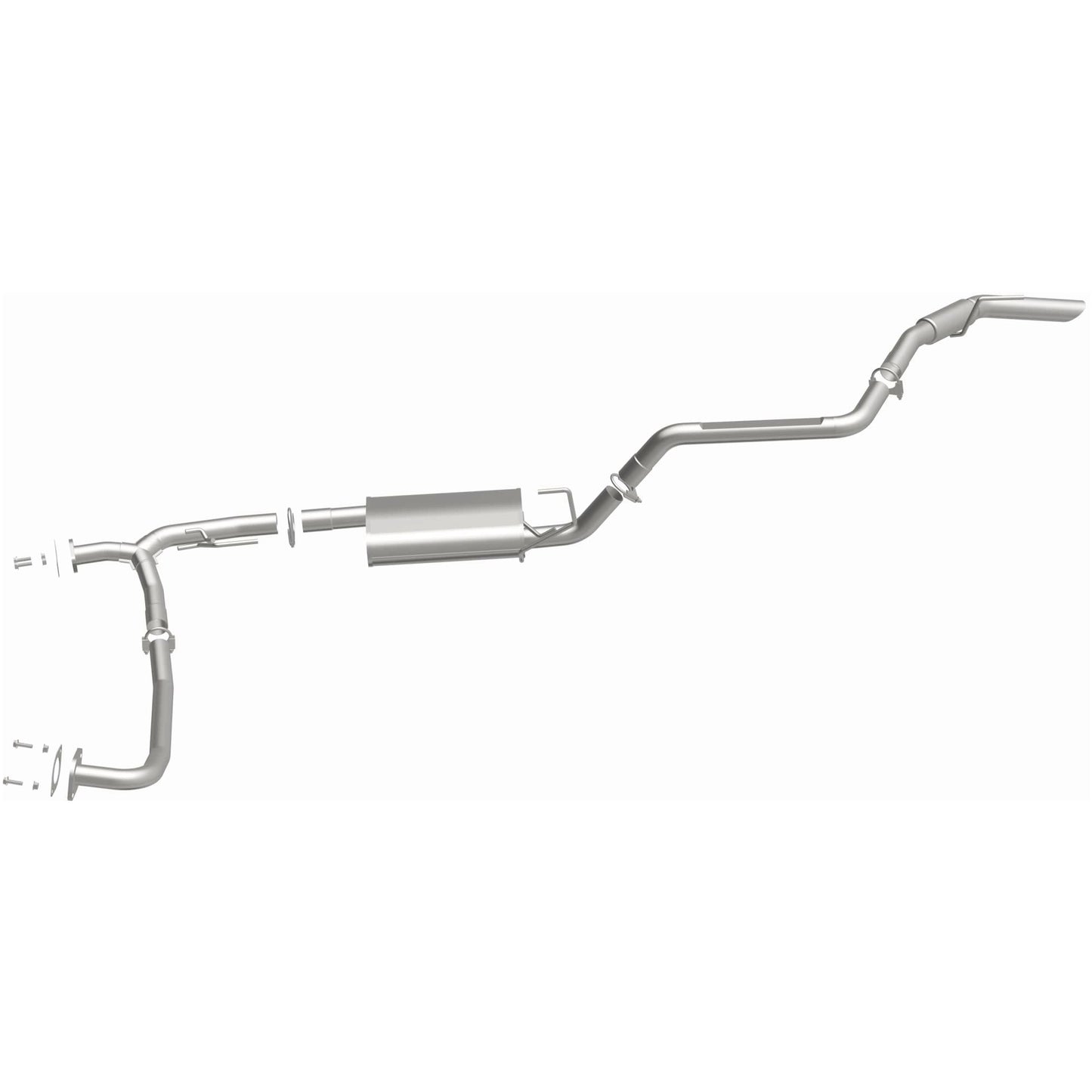 BRExhaust 2005-2012 Nissan Pathfinder 4.0L Direct-Fit Replacement Exhaust System