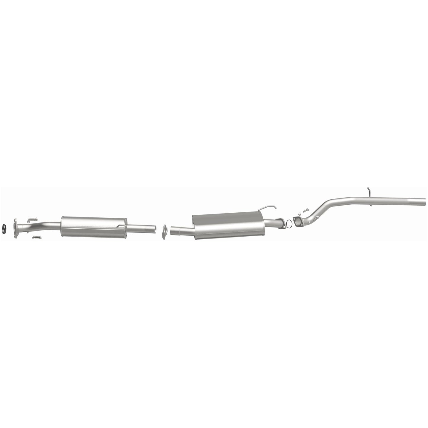BRExhaust 2003-2011 Honda Element 2.4L Direct-Fit Replacement Exhaust System