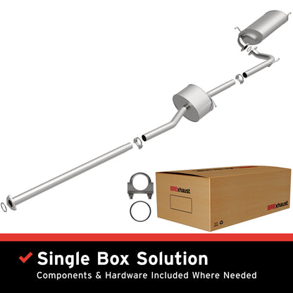 BRExhaust 1998-2002 Honda Accord 2.3L Direct-Fit Replacement Exhaust System