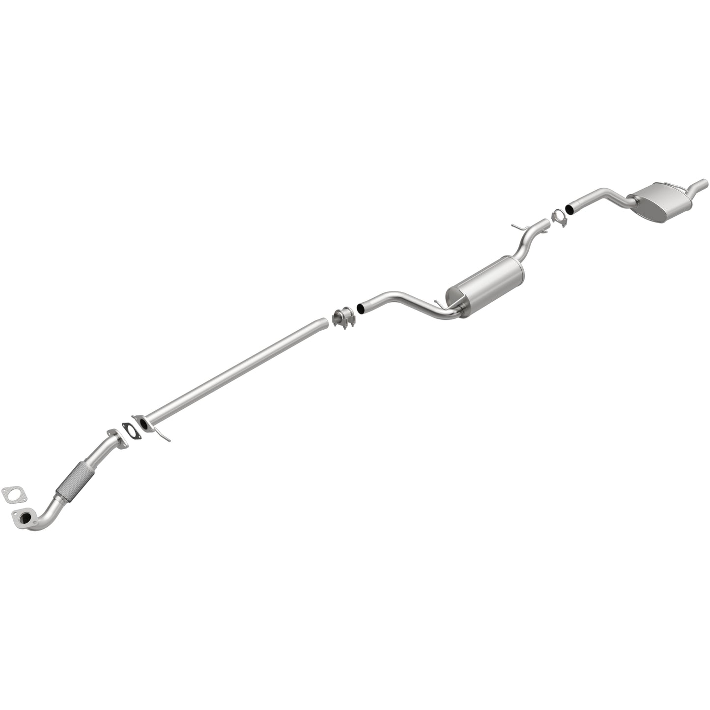 BRExhaust 2000-2004 Ford Focus 2.0L Direct-Fit Replacement Exhaust System