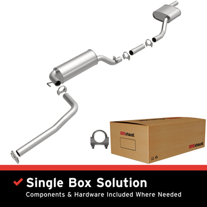 BRExhaust 2003-2007 Ford Focus Direct-Fit Replacement Exhaust System