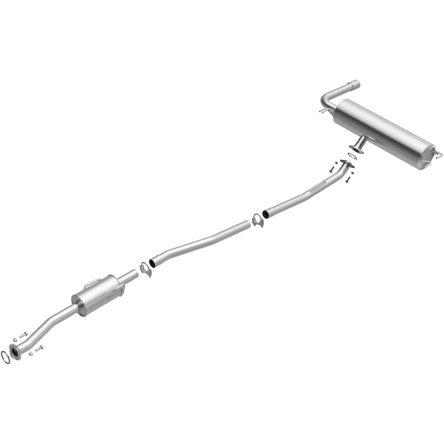 BRExhaust 2001-2003 Toyota RAV4 2.0L Direct-Fit Replacement Exhaust System