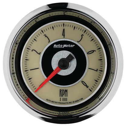 3-3/8 In. IN-DASH TACHOMETER 0-8000 RPM CRUISER