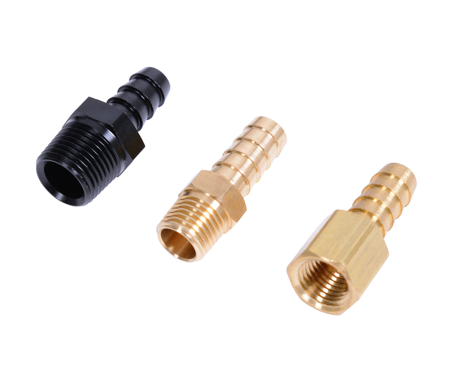 1/4" NPT Male/Female & 3/8" NPT Male Cooling Line Radiator Adaptors