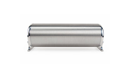18 In FLO Tank Raw End Caps With Brushed Tube Includes Two Mounting Brackets