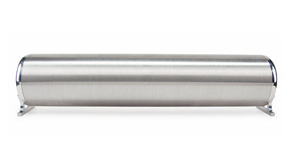 28in FLO Tank - Raw End Caps With Brushed Tube (Includes Two Mounting Brackets)