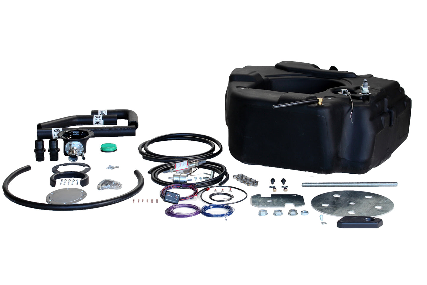 Spare Tire Auxiliary Fuel System