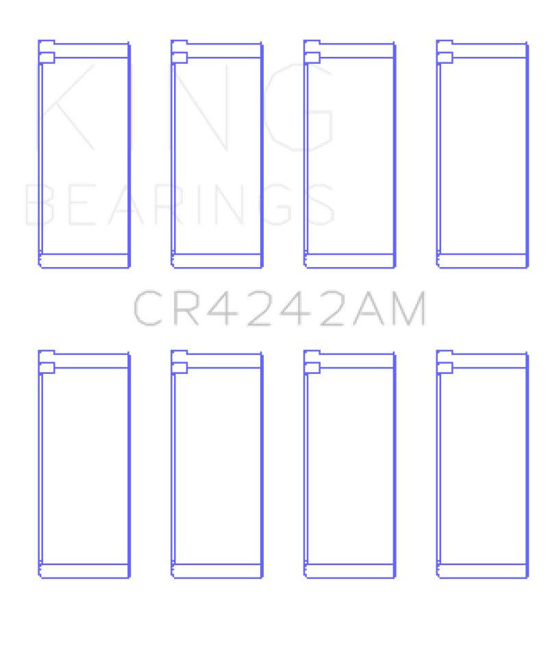 King AM-Series Rod Bearings CR4242AM