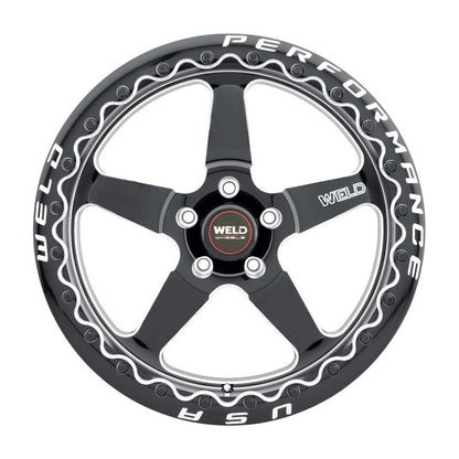 Weld Performance Ventura Beadlock Gloss Black Wheels S90471163P43