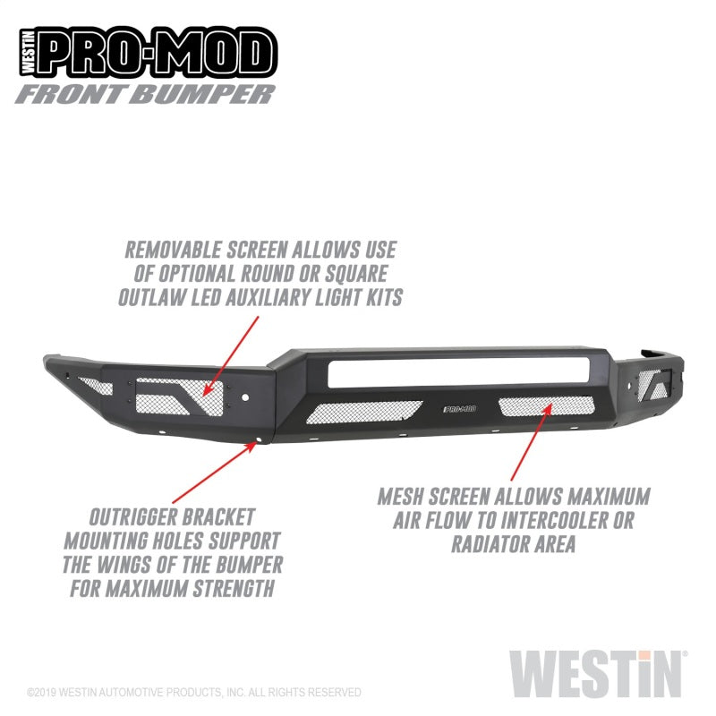 Westin Pro-Mod Front Bumpers 58-41165