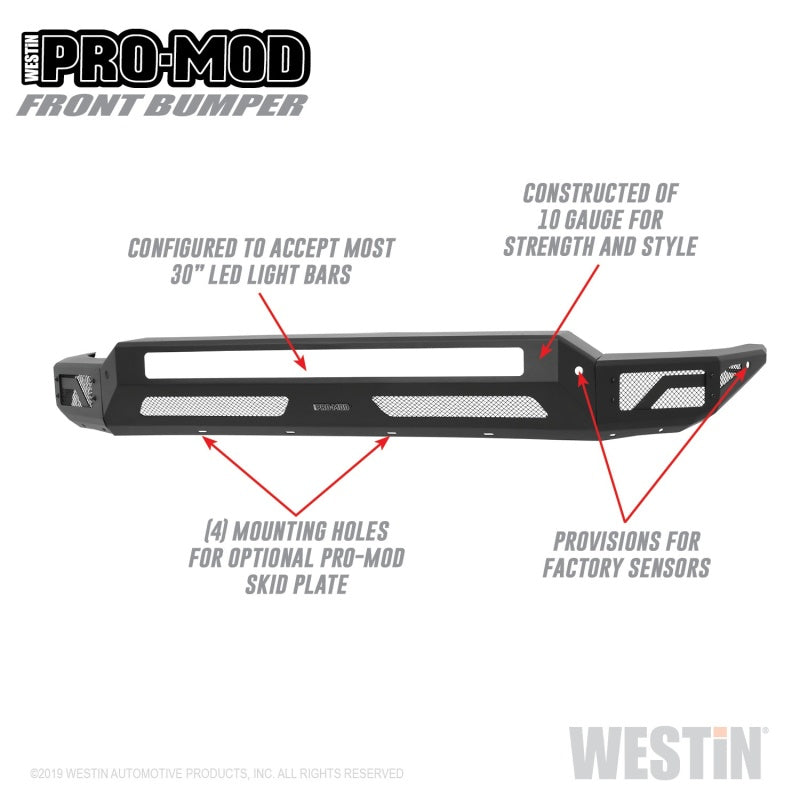 Westin Pro-Mod Front Bumpers 58-41225