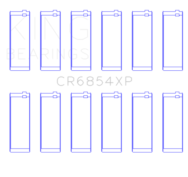 King XP-Series Rod Bearings CR6854XP