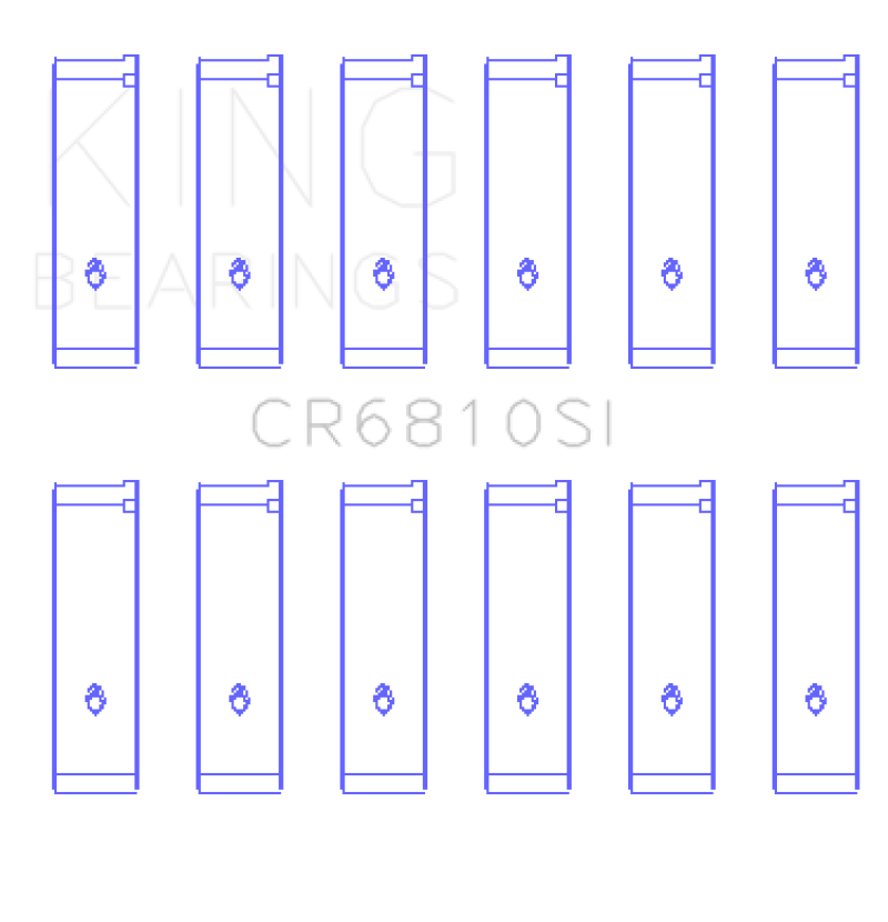 King SI-Series Rod Bearings CR6810SI026
