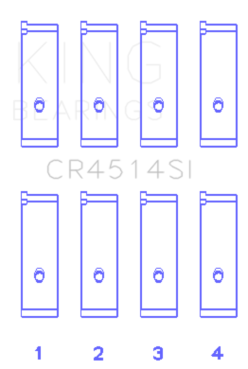 King SI-Series Rod Bearings CR4514SI075