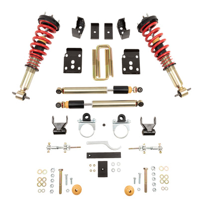 BELLTECH 1000SPAC PERF COILOVER KIT + Complete Kit Inc. Damping/Height Adjustable Front Coilovers 2015-2020 Ford F150 2WD/4WD (All Cabs)
