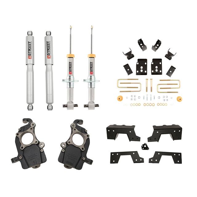 BELLTECH 1008SP LOWERING KITS  Front And Rear Complete Kit W/ Street Performance Shocks 2015-2020 Ford F150 ((All Cabs) Short Bed -1 In. To -5 In. F/6 In. R W/ Street Performance Shocks