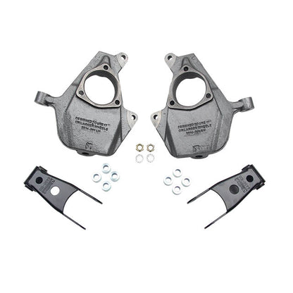 BELLTECH 1010 LOWERING KITS  Front And Rear Complete Kit W/O Shocks 2014-2018 Chevrolet Silverado/Sierra (All Cabs) 2/4wd 2 In. F/2 In. Or 3 In. R  W/O Shocks