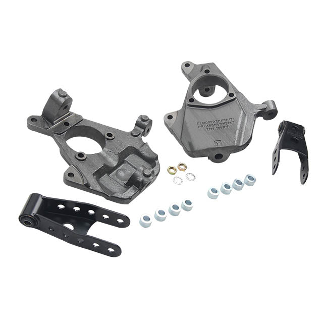 BELLTECH 1010 LOWERING KITS  Front And Rear Complete Kit W/O Shocks 2014-2018 Chevrolet Silverado/Sierra (All Cabs) 2/4wd 2 In. F/2 In. Or 3 In. R  W/O Shocks