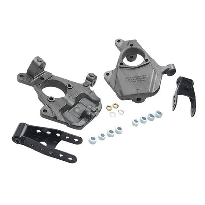 BELLTECH 1010 LOWERING KITS  Front And Rear Complete Kit W/O Shocks 2014-2018 Chevrolet Silverado/Sierra (All Cabs) 2/4wd 2 In. F/2 In. Or 3 In. R  W/O Shocks