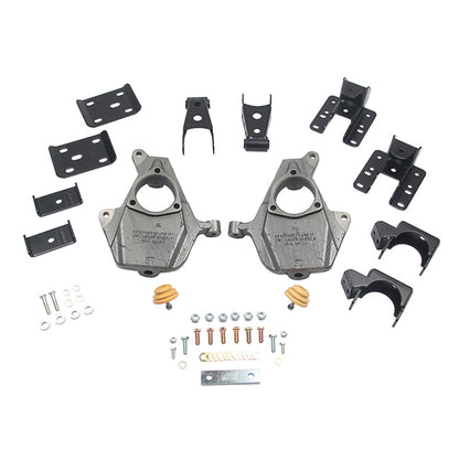 BELLTECH 1011 LOWERING KITS  Front And Rear Complete Kit W/O Shocks 2016.5-2018 Chevrolet Silverado/Sierra (All Cabs) 2wd 2 In. F/4 In. R Drop W/O Shocks