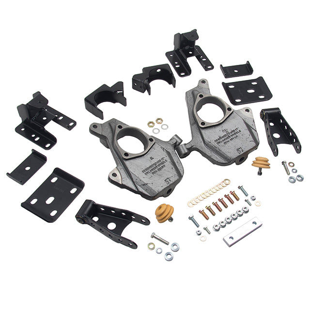 BELLTECH 1012 LOWERING KITS  Front And Rear Complete Kit W/O Shocks 2016.5-2018 Chevrolet Silverado/Sierra STD CAB 2WD 3-4F/5-6R