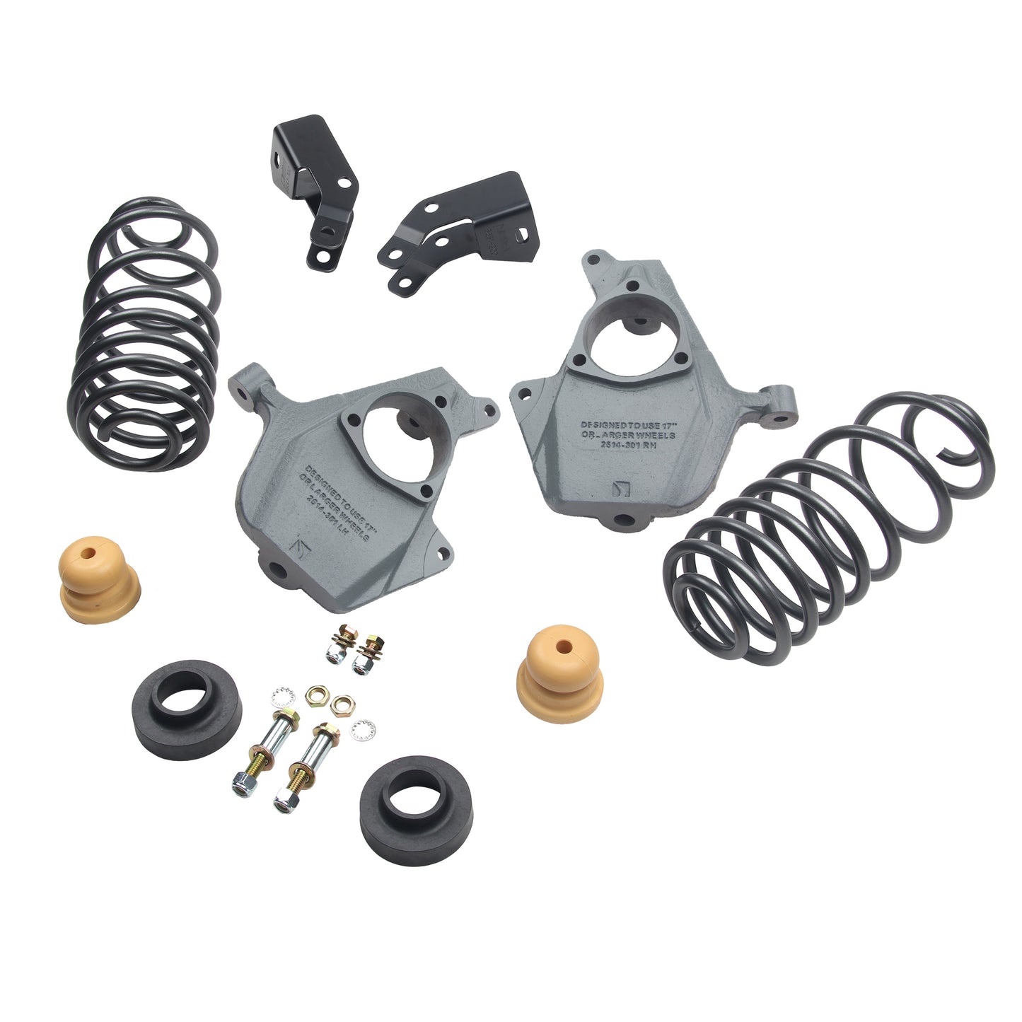 BELLTECH 1019 LOWERING KITS  Front And Rear Complete Kit W/O Shocks 2014-2019 GM SUV W/MAG/AUTO RIDE 2-3F-4 In.R