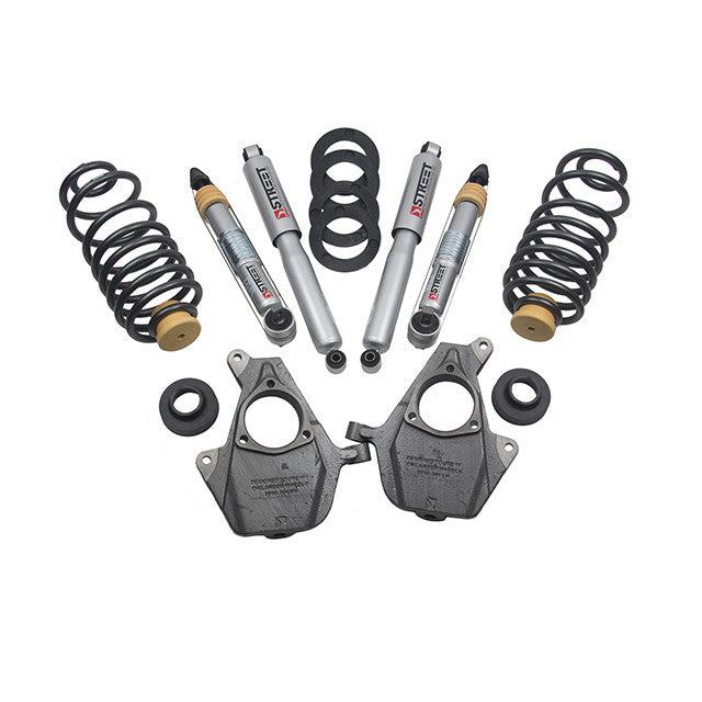 BELLTECH 1020SP LOWERING KITS  Front And Rear Complete Kit W/ Street Performance Shocks 2014-2019 GM SUV W/OUT MAG/AUTO RIDE 2-4F-4 In.R