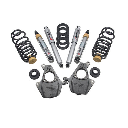 BELLTECH 1020SP LOWERING KITS  Front And Rear Complete Kit W/ Street Performance Shocks 2014-2019 GM SUV W/OUT MAG/AUTO RIDE 2-4F-4 In.R