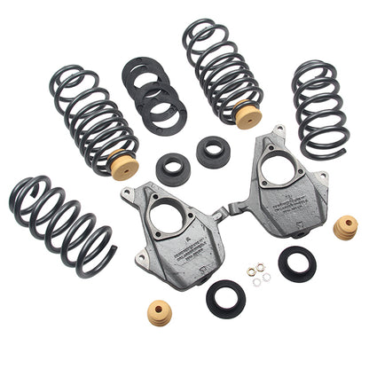BELLTECH 1020 LOWERING KITS  Front And Rear Complete Kit W/O Shocks 2014-2019 GM SUV W/OUT MAG/AUTO RIDE 2-4F-4 In.R