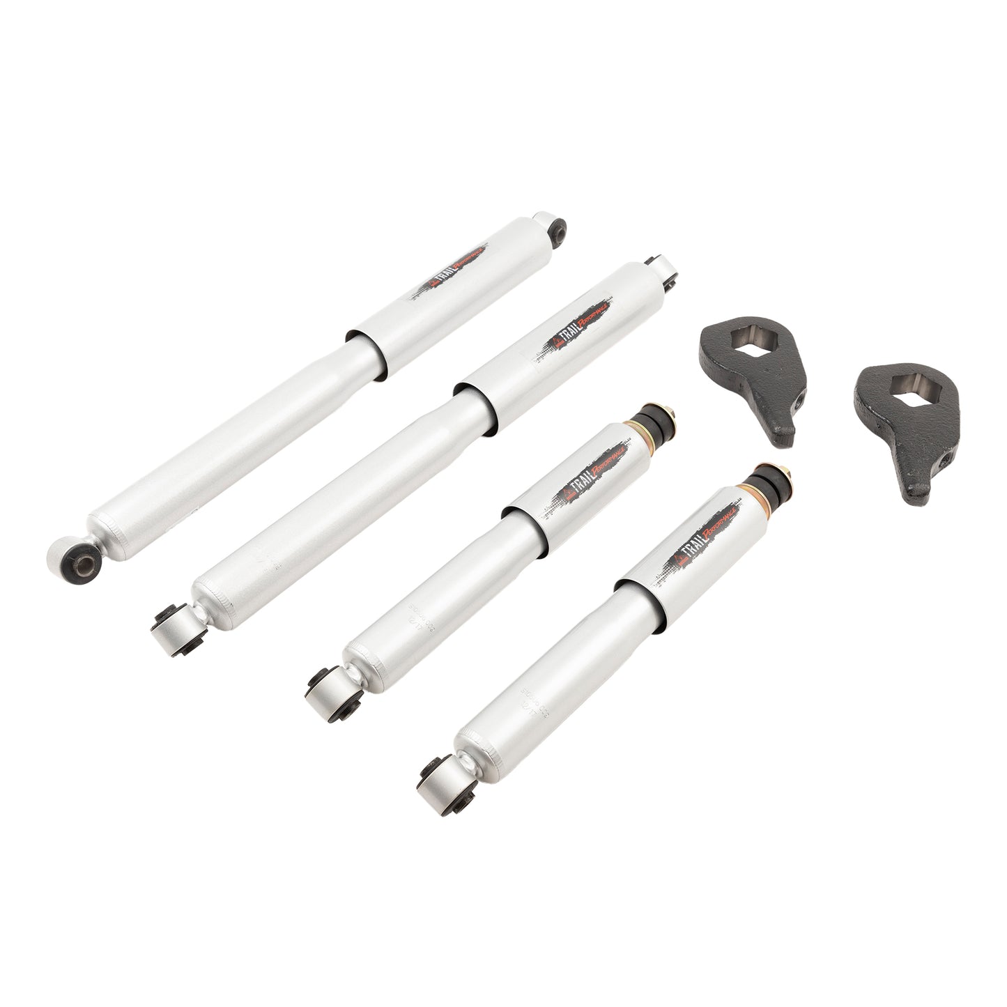 BELLTECH 1026SP LEVELING KITS 1-3 In. Adjustable Torsion Bar Key Inc. Front And Rear Trail Performance Shocks 2002-2005 Dodge Ram 1500 4wd (All Cabs) 1 In.-3 In.