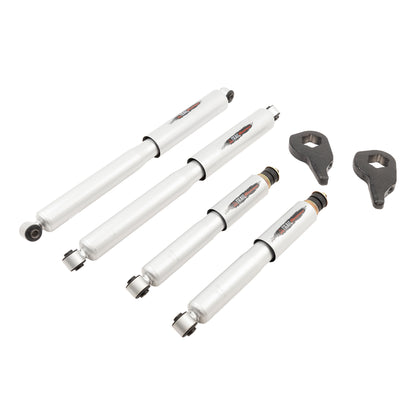 BELLTECH 1026SP LEVELING KITS 1-3 In. Adjustable Torsion Bar Key Inc. Front And Rear Trail Performance Shocks 2002-2005 Dodge Ram 1500 4wd (All Cabs) 1 In.-3 In.
