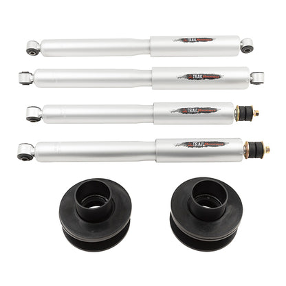 BELLTECH 1028SP LEVELING KITS 2.5 In. Coil Spring Spacer Inc. Front And Rear Trail Performance Struts/Shocks 2005-2018 Ford F250 / F350SD 4wd (All Cabs) 2.5 In.