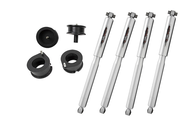 BELLTECH 1032SP LEVELING KITS 2.5 IN. COIL SPRING SPACER INC. FRONT AND REAR TRAIL PERFORMANCE STRUTS/SHOCKS 2018+ JL WRANGLER 2.5 IN.