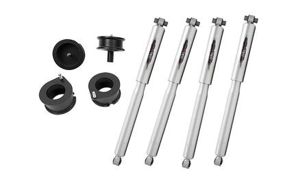 BELLTECH 1032SP LEVELING KITS 2.5 IN. COIL SPRING SPACER INC. FRONT AND REAR TRAIL PERFORMANCE STRUTS/SHOCKS 2018+ JL WRANGLER 2.5 IN.