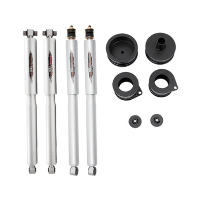 BELLTECH 1033SP LEVELING KITS 2.5 In. Coil Spring Spacer Inc. Front And Rear Trail Performance Struts/Shocks 2007-2017 JK Wrangler 2.5 In.