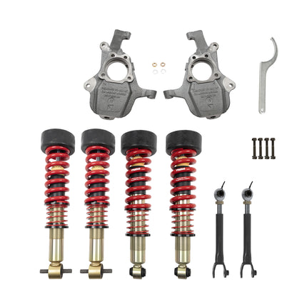 Belltech 1034SPC PERF COILOVER KIT Complete Kit Inc. Front And Rear Height Adjustable Coilovers 2021+ GM Suburban / Yukon XL 2WD/4WD Long Wheelbase