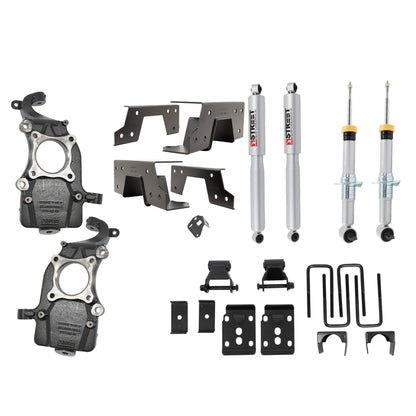 BELLTECH 1051SP LOWERING KIT Front And Rear Complete Kit W/ Street Performance Struts/Shocks 2021+ Ford F-150 2WD -2in. To -5.5in. F / -6.5in. R