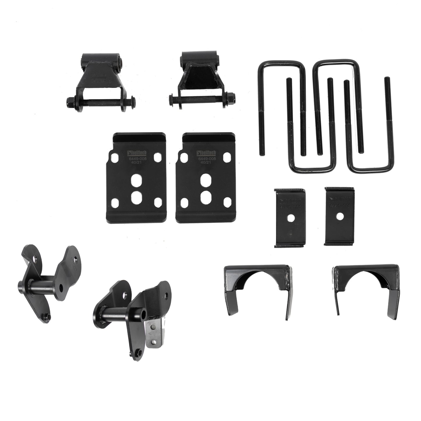 BELLTECH 1054SP LOWERING KIT Front And Rear Complete Kit W/ Street Performance Struts/Shocks 2021+ Ford F-150 4WD -1in. To -3.5in. F / -5.5in. R
