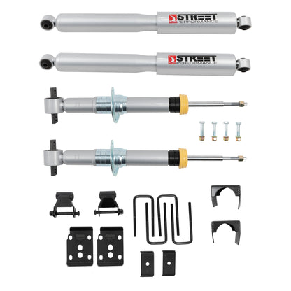 BELLTECH 1055SP LOWERING KIT Front And Rear Complete Kit W/ Street Performance Struts/Shocks 2021+ Ford F-150 4WD -1in. To -3.5in. F / -7.5in. R