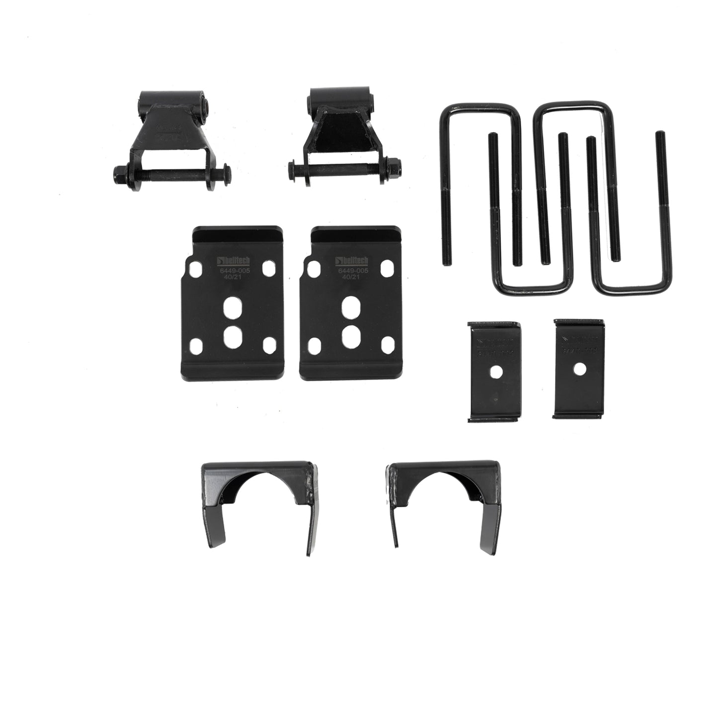 BELLTECH 1055SP LOWERING KIT Front And Rear Complete Kit W/ Street Performance Struts/Shocks 2021+ Ford F-150 4WD -1in. To -3.5in. F / -7.5in. R