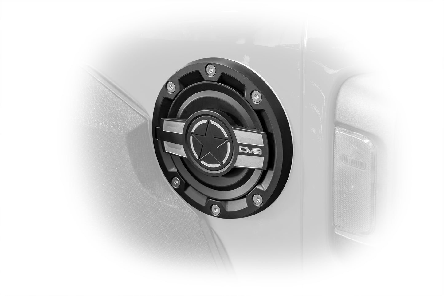 DV8 Offroad Fuel Door - D-JL-190004-MIL