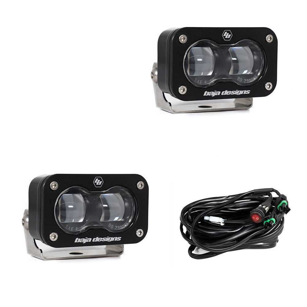 S2 SAE LED Auxiliary Light Pod Pair