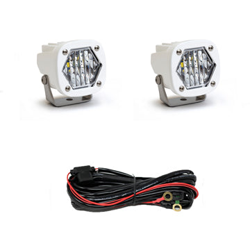 S1 White LED Auxiliary Light Pod Pair